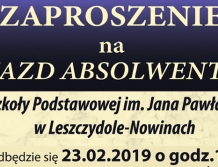 I Zjazd Absolwentów szkoły w Leszczydole-Nowinach