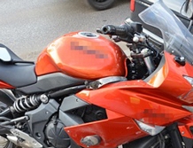 Zderzenie z motocyklem (foto)