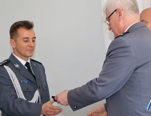 Przekazanie kierownictwa wyszkowską policją: Otrzymuje pan dobrą jednostkę (foto)