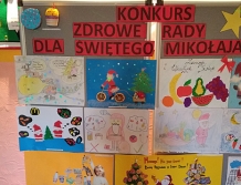 Przedszkolaki dbają o zdrowie Świętego Mikołaja