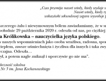 Zmarła Magdalena Królikowska