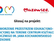Budżet Obywatelski Mazowsza. Głosuj na wyszkowski projekt!