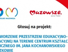 Budżet Obywatelski Mazowsza. Głosuj na wyszkowski projekt!