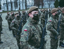 Przysięga wojskowa w czasach pandemii (foto)