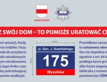 Oznacz swój dom – to pomoże uratować Ci życie!