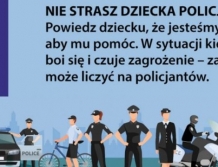 Nie strasz dziecka policjantem