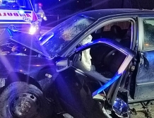Po pijanemu "poszedł na czołówkę" (foto)