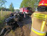 Wypadek w Przykorach. Auto zderzyło się z łosiem (FOTO) [AKTUALIZACJA] - Wydarzenia - zdjęcie 2
