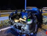Zderzenie pięciu aut na ekspresówce. Dwie osoby ranne (FOTO) - Wydarzenia - zdjęcie 1
